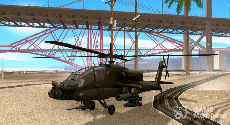 AH-64Apache para GTA San Andreas