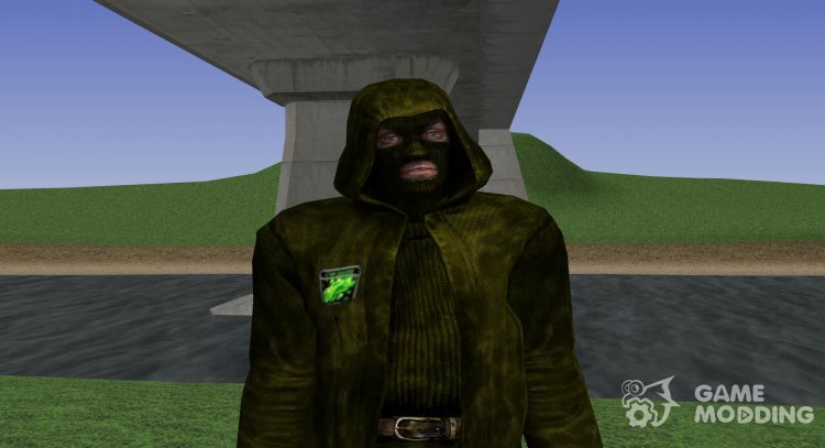 Miembro de la agrupación los Negros babosas en la capa de S. T. A. L. K. E. R. v.1 para GTA San Andreas