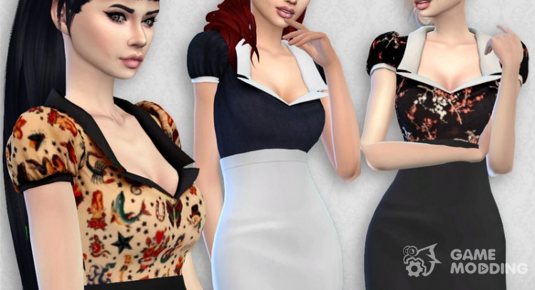 Matilde blouse RECOLOR 7 для Sims 4