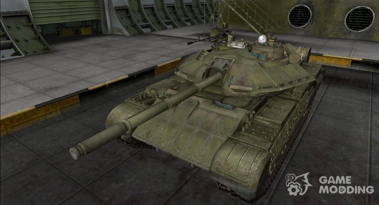 Remodeling of the t-54 for World Of Tanks