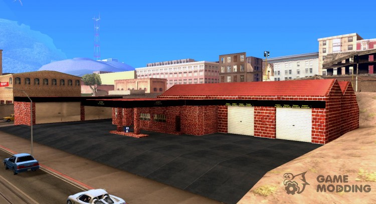 Новый гараж в Дороти для GTA San Andreas