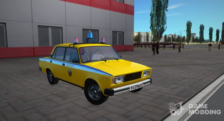 VAZ 2105 Police (Yellow) for GTA San Andreas