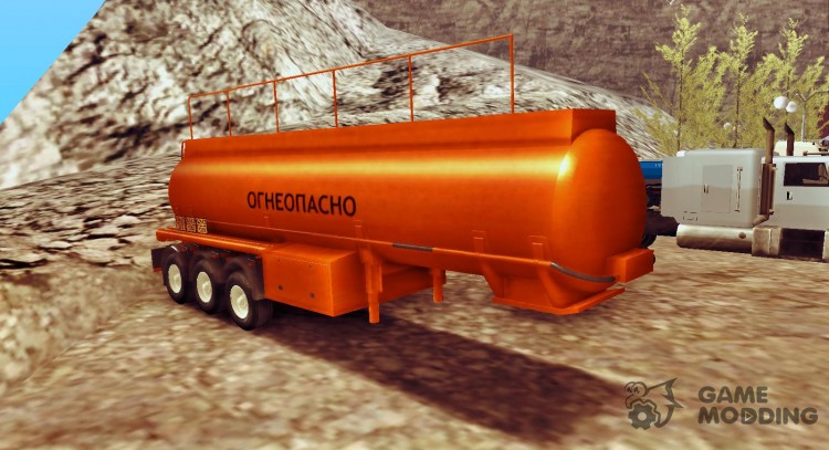 Trailer barrel Inflammable for GTA San Andreas