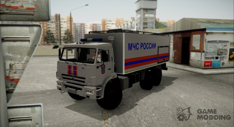 Kamaz 43118-24 ministerio de educación para GTA San Andreas