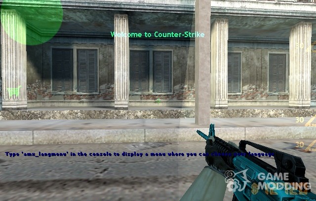 LTblue m4a1 for Counter Strike 1.6