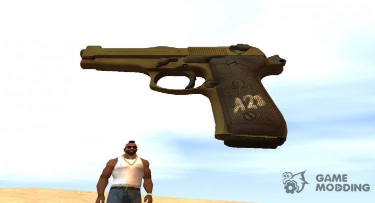 Beretta M9 (Skins 4) para GTA San Andreas