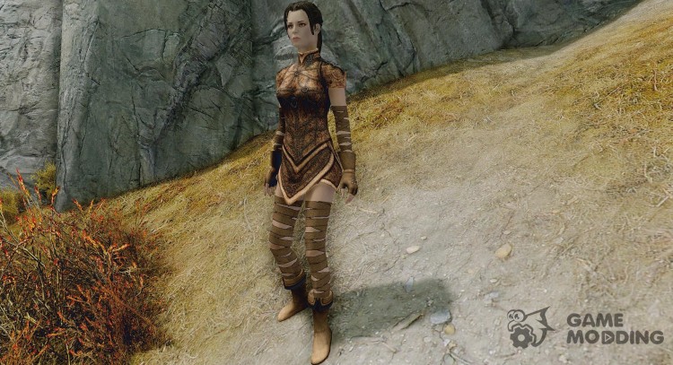 Light Elven Armor - UNP for TES V: Skyrim