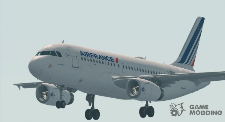 Airbus A319-100 Air France for GTA San Andreas