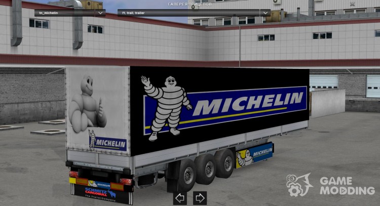 Michelin Trailer для Euro Truck Simulator 2