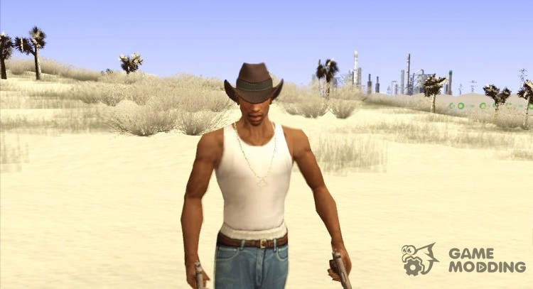 Ковбойская шляпа из GTA Online v2 для GTA San Andreas