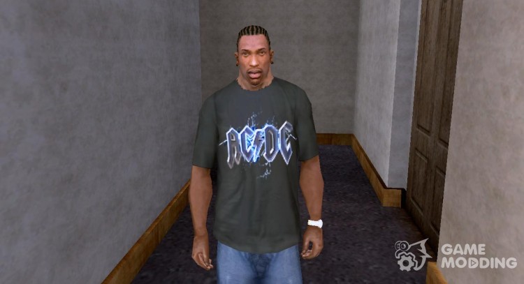 Ac/dc T-shirt for GTA San Andreas