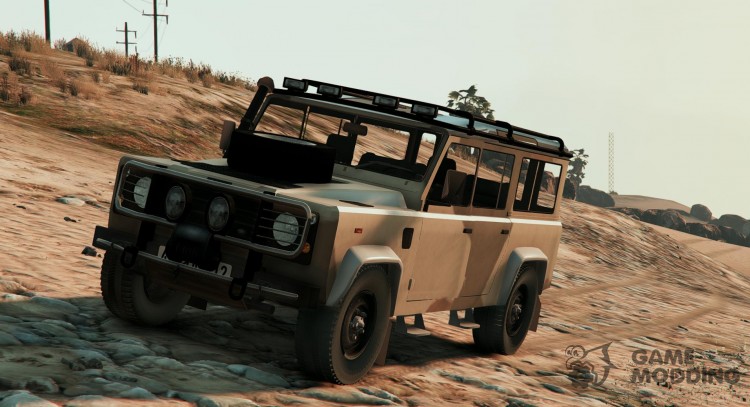 Land Rover Defender 110 (with Extras) for GTA 5