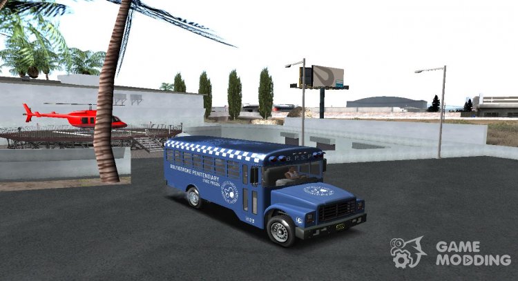 GTA 5 Vapid Police Prison Bus para GTA San Andreas