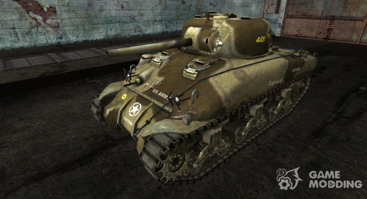 шкурка для M4 Sherman №17 для World Of Tanks
