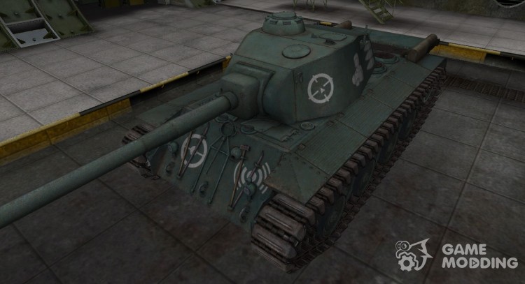 Breaking through the zone contour for FCM 50 t for World Of Tanks