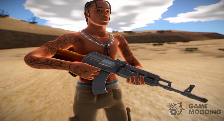 Travis Scott De Fortnite para GTA San Andreas