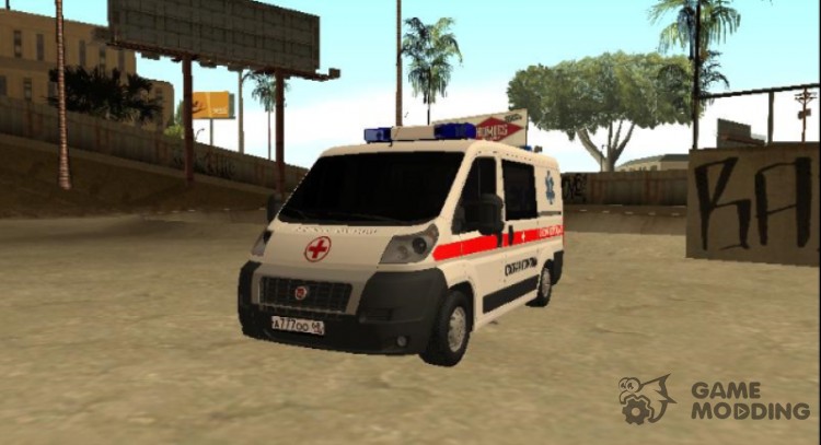 Fiat Ducato Ambulance для GTA San Andreas