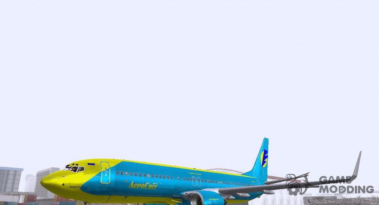 Boeing 737-84R AeroSvit Ukrainian Airlines для GTA San Andreas