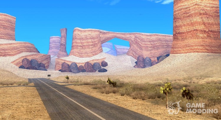 HQ Country Desert v 1.3 for GTA San Andreas