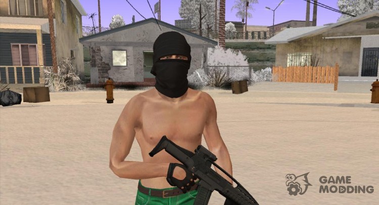 Skin HD DLC Gotten Gains GTA Online v2 para GTA San Andreas
