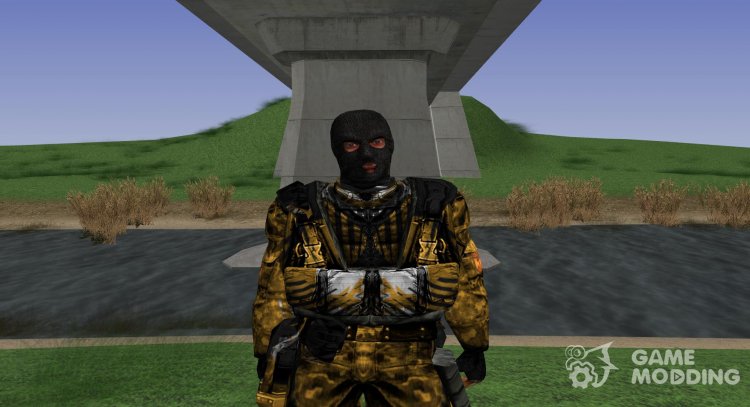 Miembro de la agrupación de Caos en la batalla deg-7 de S. T. A. L. K. E. R v.4 para GTA San Andreas