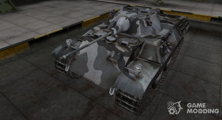 La piel para el alemán, el tanque VK 16.02 Leopard para World Of Tanks