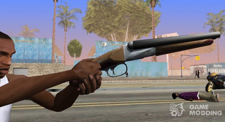 A sawn-off shotgun from Mafia for GTA San Andreas