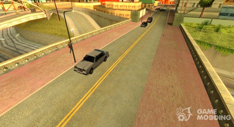 Realistic traffic stream for GTA San Andreas