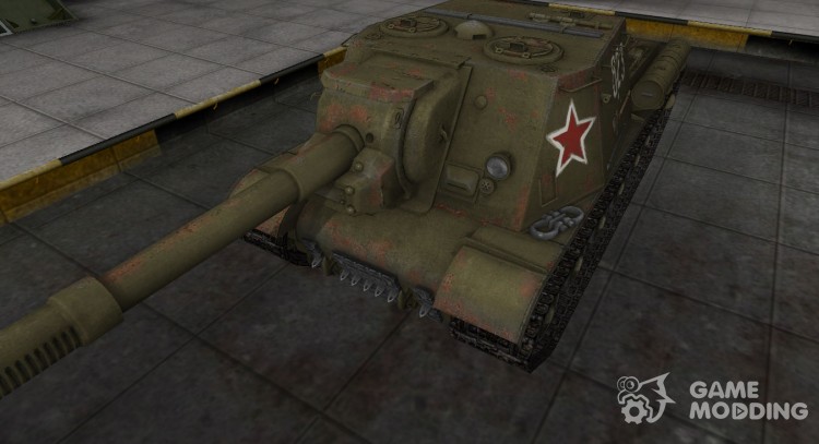 Casco de camuflaje isu-152 para World Of Tanks