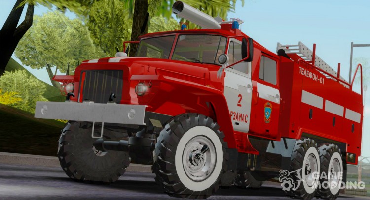 Урал 375 Пожарный для GTA San Andreas