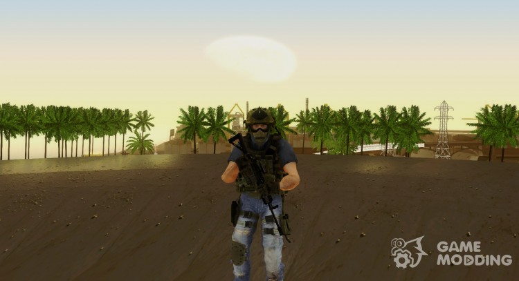 Modern Warfare 2 Soldier 11 para GTA San Andreas
