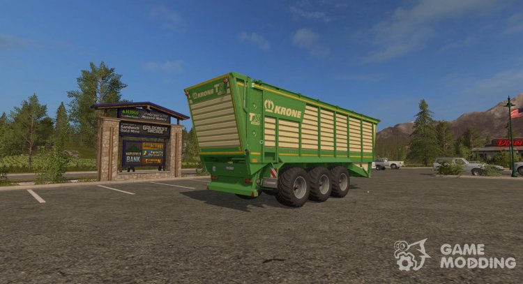 Trailer Krone TX 560 D More Realistic version 2.0 for Farming Simulator 2017