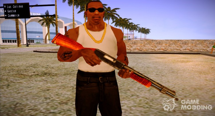Помповый escopeta Xshotgun para GTA San Andreas