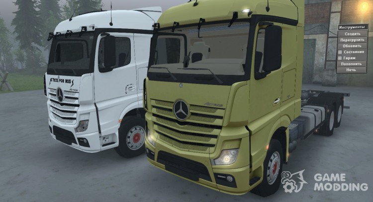 Mercedes-Benz MP4 Gold and AFB для Spintires 2014