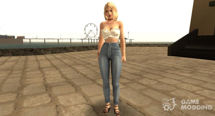 Helena Douglas Casual v21 para GTA San Andreas