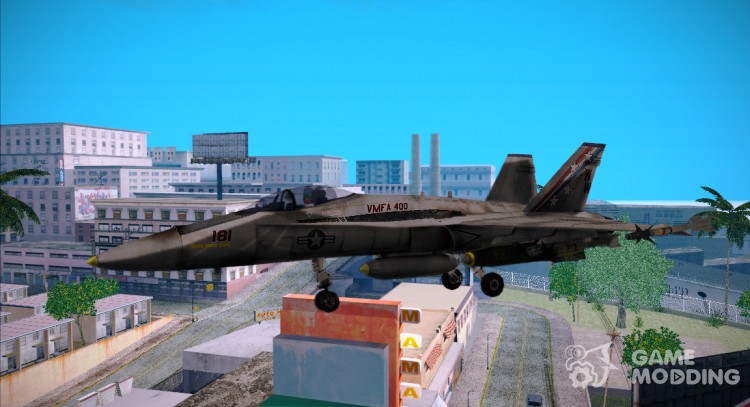 F/A-18 Hornet from Battlefield 2 for GTA San Andreas