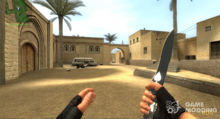 Ace Of Spades Knife for Counter-Strike Source