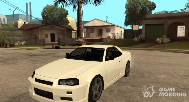 El motor de Nissan Skyline R34 en el estilo de SA para GTA San Andreas