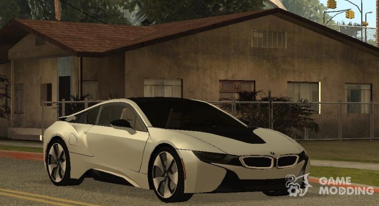 2014 BMW i8 (Low Poly) for GTA San Andreas