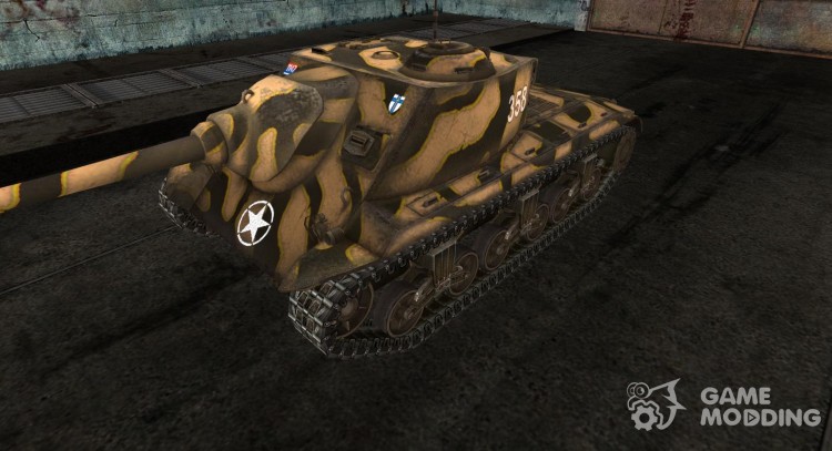 Skin for T25 AT for World Of Tanks