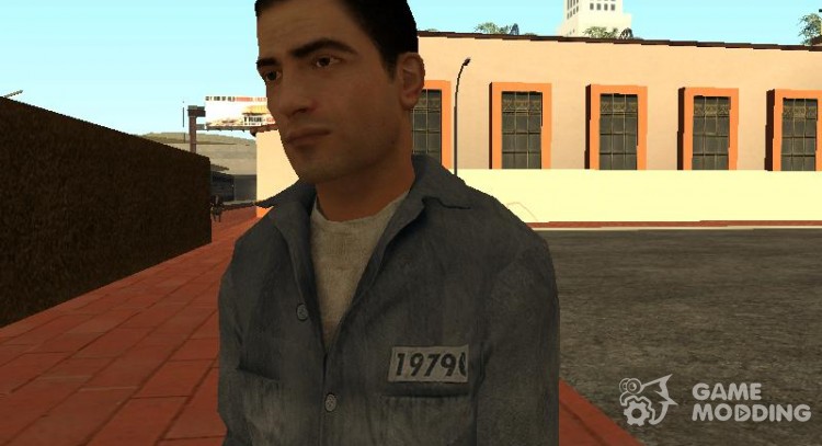 Vito's Prison Clothes (Short Hair) from Mafia II for GTA San Andreas