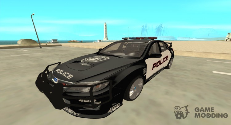 Subaru Impreza la policía para GTA San Andreas