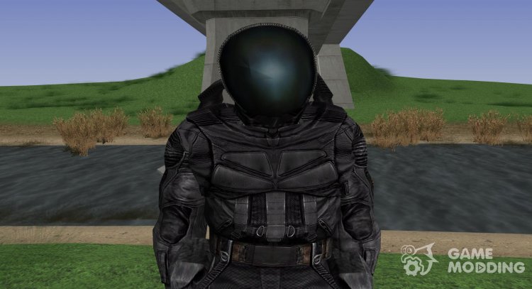 A member of the group bounty Hunters in a scientific suit of S. T. A. L. K. E. R for GTA San Andreas