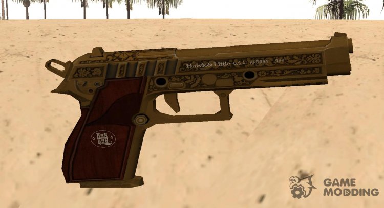GTA V HawkLittle Luxury Finish (Colt 45) для GTA San Andreas