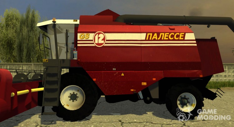 Lida1300 with header for Farming Simulator 2013