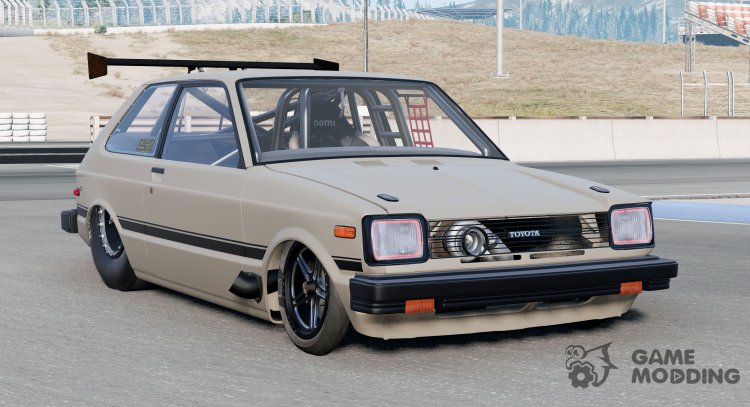 Toyota Starlet 3-door Drag Edition (KP61) 1981 для BeamNG.Drive