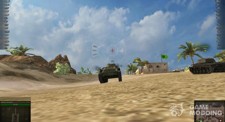 Francotirador, vista Arcade + mezcla para World Of Tanks