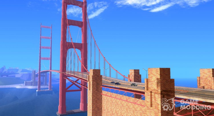 New Golden Gate bridge SF v 1.0 for GTA San Andreas