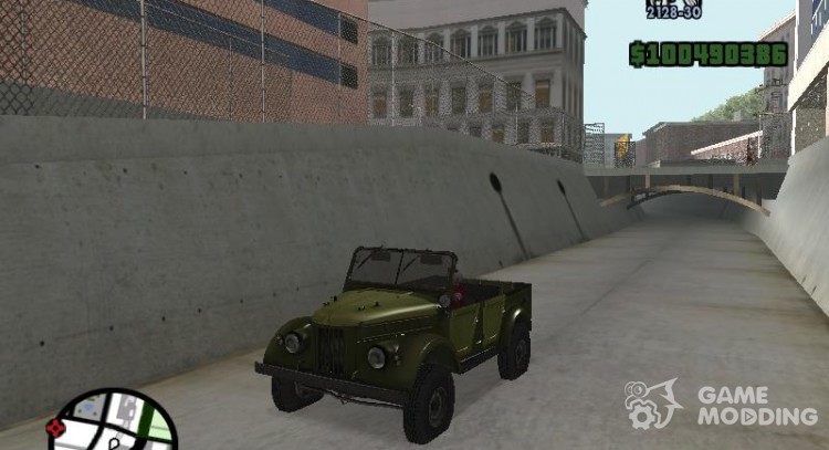 Gaz-69 for GTA San Andreas