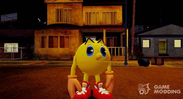Pac-Man v1.0 для GTA San Andreas